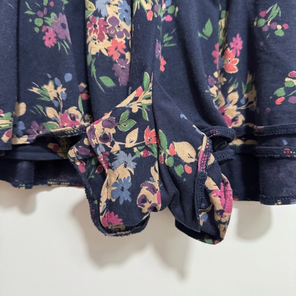 Express Y2K Floral Ruffle Micro Mini‎ Shorts Skort - Picture 5 of 11